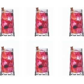 Resim Paşabahçe Leafy 6 Lı Meşrubat Bardağı 450 cc 