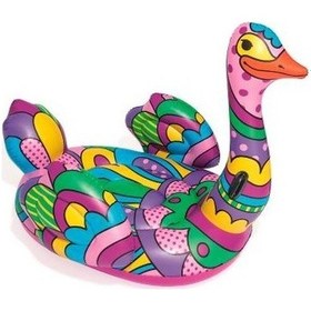 Resim Devekuşu Binici 190x166 Cm Bestway - 41117 Çok Renkli 