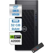 Resim Dell Precision 3680 I9-14900 Vpro 32GB Ddr5 512GB SSD Nvidia RTX2000/16 GB Windows 11 Pro Masaüstü Bilgisayar LG16IAX10HP09 + Zettausbbellek 