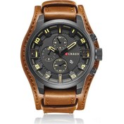 Resim Yunboo Curren Erkek Spor Saati 8225 Büyük Kol Saati Siyah Kasa Siyah Ekran Gri Rakam Siyah Kayış Siyah 