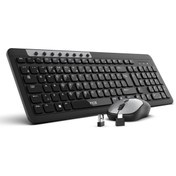 Resim Inca IWS-599 Kablosuz Multimedya Süper Konforlu Çift Alıcılı USB & Type-C Klavye Mouse Set 