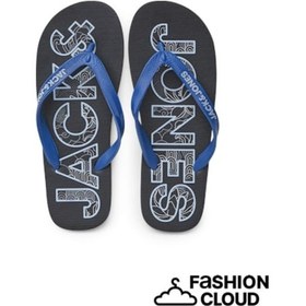 Resim Jack & Jones Jack&jones Erkek Parmak Arası Terlik 12230642 Koyu Antrasit 