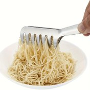 Resim 1 adet, Paslanmaz Çelik Makarna Maşası, Büfe ve Servis Yemek Maşası Restoran ve Ev Kullanımı İçin, Dayanıklı Mutfak Gereçleri 