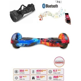 Resim Citymate Elektrikli Kaykay Hoverboard Akıllı Denge 6.5 Inch + Hoverkart + Çanta Extrem Paket Desen10 