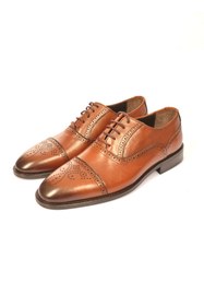 Resim Pierre Cardin Erkek Klasik Deri Oxford Ayakkabı - Minimalist Tasarım 