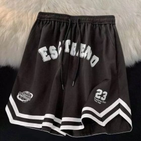 Resim Darcusıde Geniş Driller Basketbol Şortları Alt U2k 222284379 Siyah Melanj 