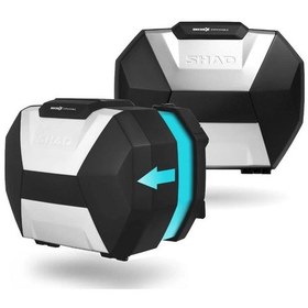 Resim Shad Sh38x Genişletilebilir Alüminyum Yan Çanta Seti Sağ Ve Sol D0b38200 Siyah 