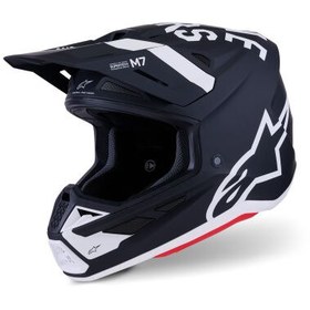 Resim Alpinestars S-M7 Dasher Off-Road Kaskı Siyah / Beyaz 