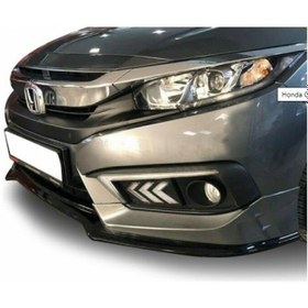 Resim Honda Civic Fc5 2019 - 2021 Mugen Ön Ek Plastik Boyasız 