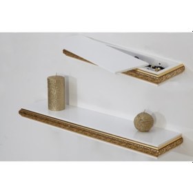 Resim Decorotti Özel Gizli Bölmeli Duvar Rafı Set - Cirino A1-3 