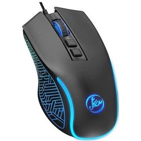 Resim Prestigegoods Hxsj X100 Usb Kablolu 3600 Dpı Rgb Oyuncu Fare - Rgb Işık Effekli X100 