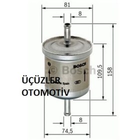 Resim Bosch Yakıt Filtresi Golf Jetta Polo Benzin 0450905030 1H0201511A 