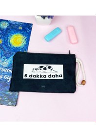 Resim 5 Dakka Daha Tasarımlı Bez Kalemlik Cüzdan 