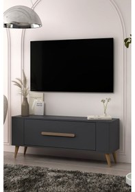 Resim Tv1336dd Retro-128 Tv Sehpası Antrasit-safirmeşe Antrasit-safirmeşe 