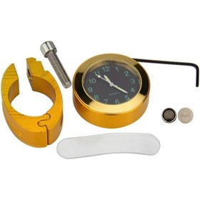 Resim Lemestar Motosiklet Gidon Saati - Su Geçirmez Alüminyum Alaşım, Gece Görüşlü, 7/8'' Evrensel 22-25mm 