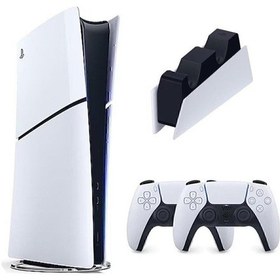 Resim Sony Playstation 5 1 TB Slim Digital + 2.dualsense + Şarj İstasyonu (İthalatçı Garantili) 