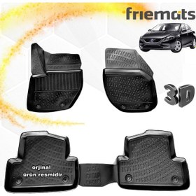 Resim Volvo V40 3D Paspas Havuzlu Siyah 2012 Sonrası 4 Prç N11.5249 