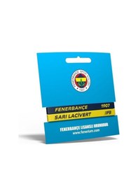 Resim Fenerbahçe Lisanslı Sarı Lacivert Ahşap Kutulu Bileklik Çok Renkli 