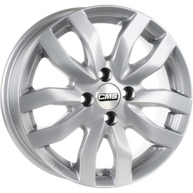 Resim CMS CMS-985-01 6.0x15"-4x100 ET40 67.2 Racing Silver Jant 4 Adet CMS