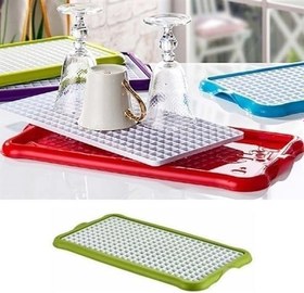 Resim Pratik Lavabo Tezgah Üstü Bulaşık Kurutmalığı Süzmatik 22x40 cm 