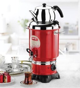 Resim ÇAKIR Narin Kırmızı Renkli Çay Makinesi 