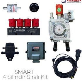 Resim Kesicili Sıralı Sistem Smart 4 Silindir Lpg Kit 