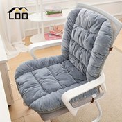 Resim Kalın Sandalye Minderi Koltuk Konfor Minderi Sırt Ağrısı Giderici Ofis Sandalye Minderi, Ergonomik Masa, Araba, Koltuk Koltuk Minderi - El Örgülü Polyester Sandalye Örtüsü ve Yumuşak Fiber Dolgu, Ev ve Ofis Dekoru 