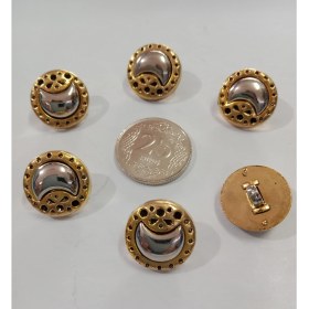 Resim İlhan Düğme Metalize Bebek Yelek Düğmesi 