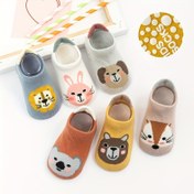 Resim 3/6 Çift Bebek Zemin Çorabı - Sevimli Hayvan Desenleri ile Kaymaz Çocuk Çorapları (Ayı, Tavşan, Aslan, Kaplan) - Yumuşak Nefes Alabilen Kumaş ile Kapalı Oyunlar ve Yürümeyi Öğrenme - Bahar/Yaz Bebek Çorapları, Bebek Çorapları, Canlı Çocuk Giyimleri, Canlı Hayvan Tasarımı, Yumuşak Dokulu Çoraplar 