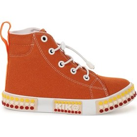 Resim Kiko Kids Gamel Günlük Lastikli Erkek Çocuk Bot Ayakkabı Turuncu 