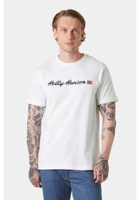 Resim Helly Hansen Core Graphic T -shirt 2.0 Hha.54599 001 Beyaz 