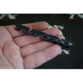Resim Bmw Turbo Bagaj Krom Metal 3M 3D Bagaj Yazı Logo K (548624274) 