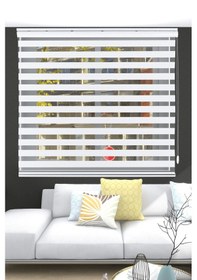 Resim As Perde Dar Pliseli Zebra Perde 