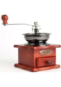 Resim Ahşap Kahve Değirmeni Renkli 