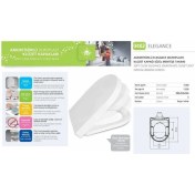 Resim Nkp Elagance Amortisörlü+Tak Çıkar Klozet Kapağı 