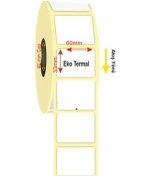 Resim 33x60 Eko Termal Barkod Etiket 1000 Sarım 