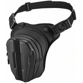 Resim Padalink Motor Gömlek, Bel Çantası, Motor Yağ Tankı Çantası - Su Geçirmez Çok Amaçlı Bisiklet Sırt Çantası - Siyah, Sarı Logolu Motosiklet Malzemesi Siyah 