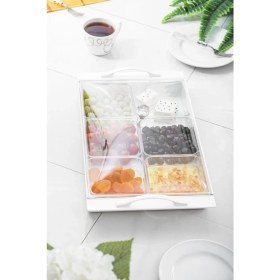 Resim FRY Soft Beyaz Akrilik Saray Kahvaltılık Seti 