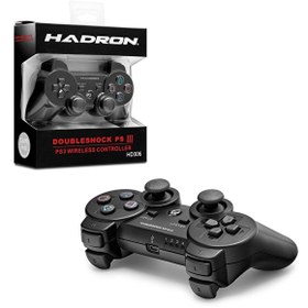 Resim OYUN KOLU GAME PAD KABLOSUZ PS3 BULETOOTH SİYAH HADRON HD-306 