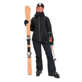 Resim Roxy Snowyhill Puffy Jk Kadın Siyah Snowboard Ceketi 