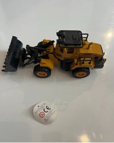 Resim Sürtmeli İş Makinaları Kepçe Çevirmeli Ön Tekerler 24 X 9 Cm Çok Renkli 