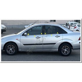 Resim Db Chrome Ford Focus Sedan Cam Çıtası Nikelajı 1998-2005 4 Parça 