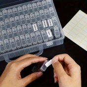Resim 42 Parça Şeffaf Plastik Saklama Kutusu Seti DIY Elmas Boyama, Boncuk & Takı Aksesuarları İçin - Kolay Sıralama için Etiketli Taşınabilir Düzenleyici, DIY Proje Saklama|Bölümlü Kutu|Dayanıklı Saklama Kutusu 