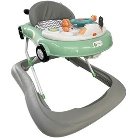 Resim Auto Pingu Yürüteç Katlanabilir - Müzikli - 3 Kademeli Cool Green 