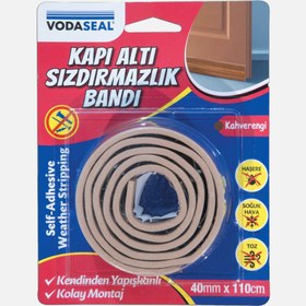 Resim Vodaseal Kendinden Yapışkanlı Kapıaltı Sızdırmazlık Bandı Kahverengi 400mmX110cm 