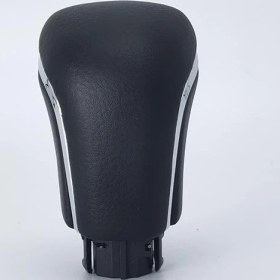 Resim CetKing Araba Aksesuarları Vites Topuzu 6 cm Evrensel Otomatik Hız Vites Değiştirici Kafa Toyota Corolla Için Uyumlu Deri Siyah (Tümü Siyah Deri) 