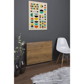 Resim Moka Park Avm Duvara Monte Katlanabilir Balkon Masası Çalışma Masası 