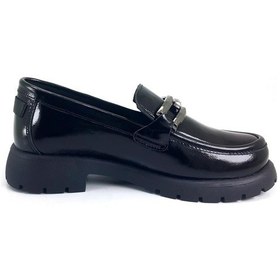 Resim Mammamia 3235 24ka Kadın Günlük Ayakkabı - Siyah Rugan-siyah Rugan Siyah Rugan 