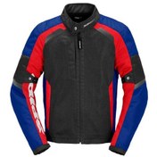 Resim Spıdı Tek Net Yazlık File Tekstil Ceket Mavi Kırmızı 