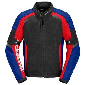 Resim Spıdı Tek Net Yazlık File Tekstil Ceket Mavi Kırmızı 